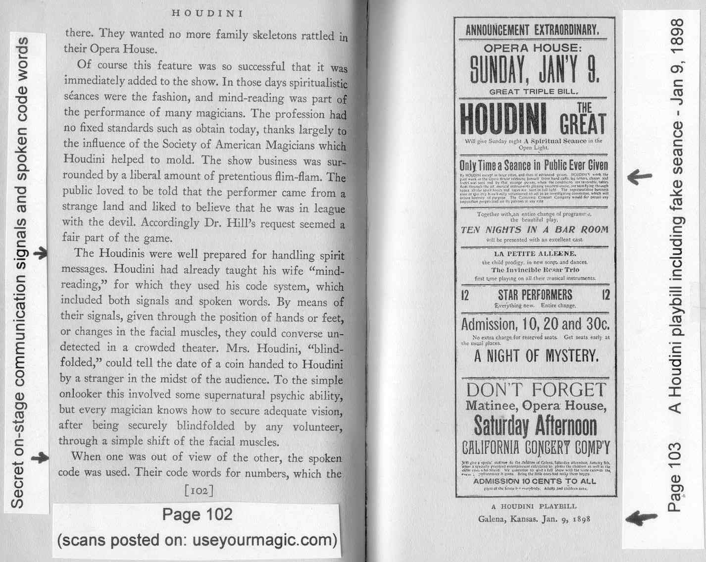 Page 102 and 103 of Houdini Book